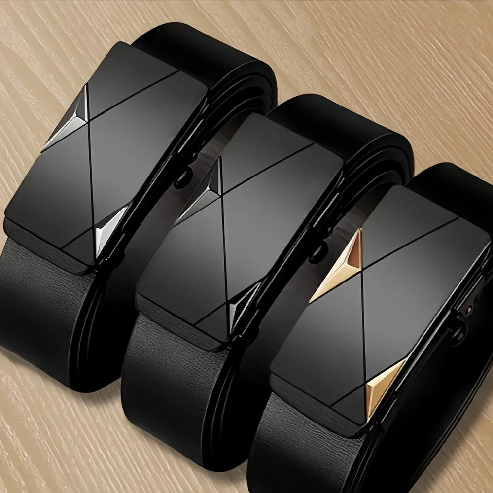 2pcs High Quality Simple Nen's Belt Wallet Set Fashionable Men's Business Belt Accessories Ideal Gift For Father and Boyfriend
