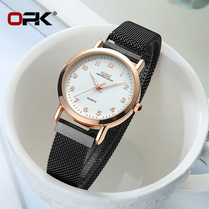 8115 Magnetic Strap With Automatic Adsorption Strap Quartz Watch Women's Watch